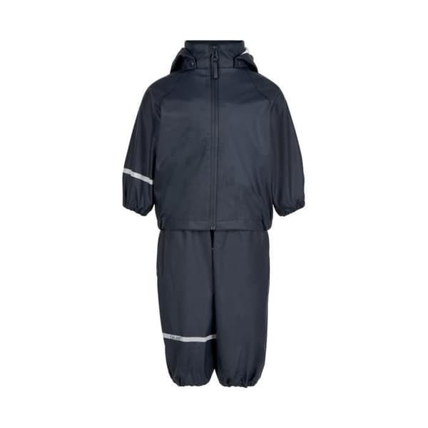 CeLaVi regndräkt Basic junior polyesterblå Blå 90 cm