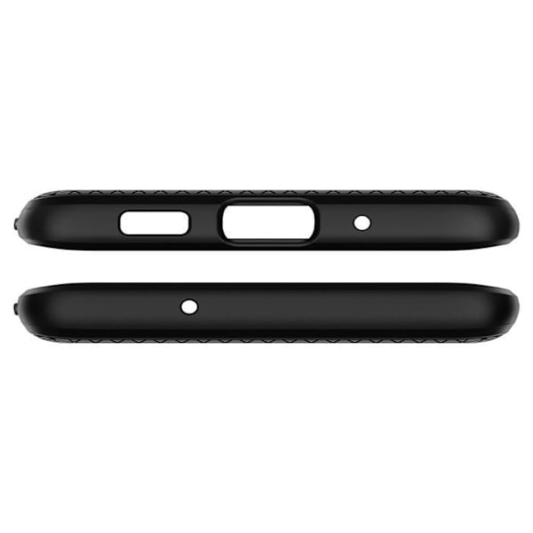 Skyddsfodral - Spigen - Liquid Air - Samsung Galaxy S20 Plus - Svart - Anti-chock - Mjuk svart