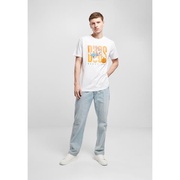 Mister Tee space jam spelar t-shirt Vit S