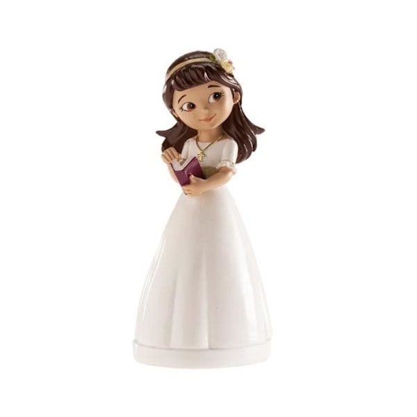 Figurine Kommunion - Ej specificerad - 13 cm - Diadem i resin - Tårta dekoration - Flicka Barn Vit