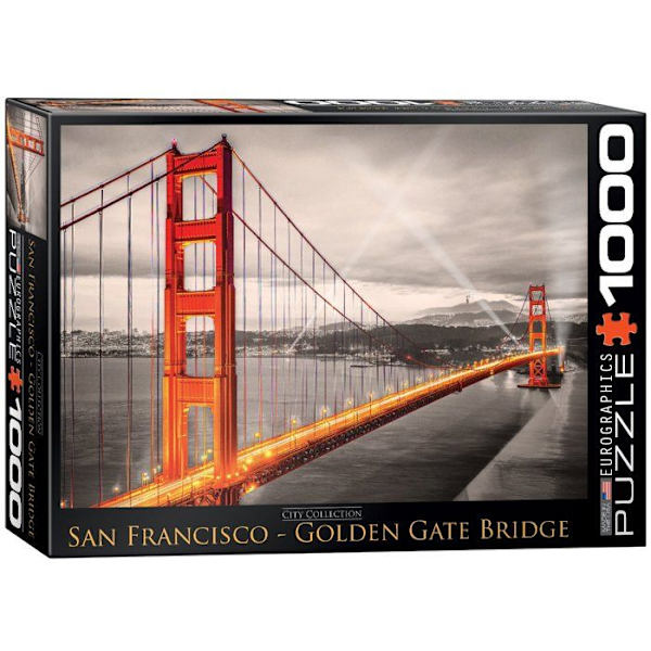 Eurographics 1000 bitars pussel - Golden Gate Bridge, San Francisco