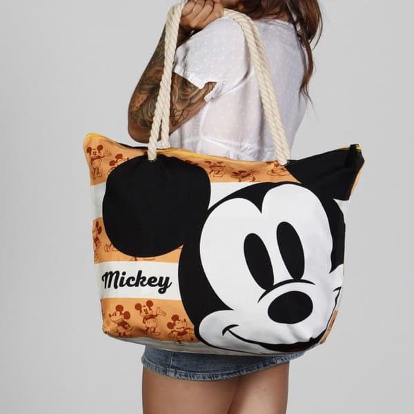 Strandväska Sol - Disney Mickey Mouse Orange - Orange - One Size Apelsin