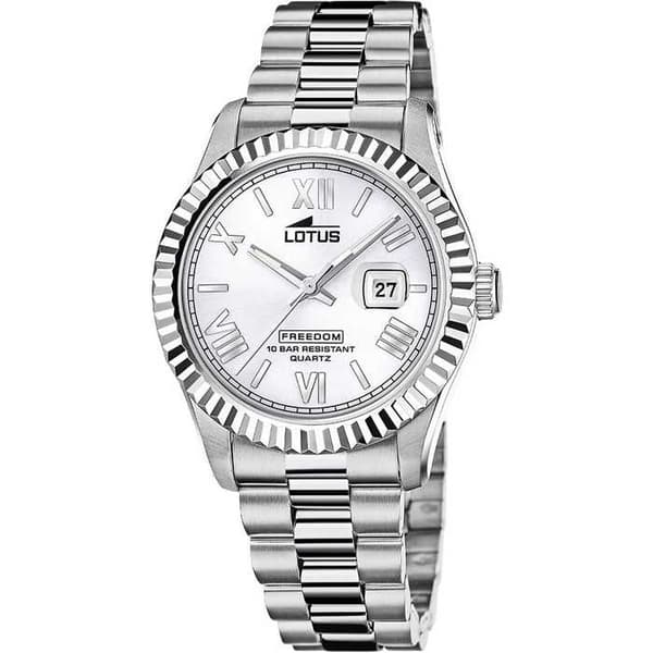 Klocka - Silverstål - Lotus - 19002/1