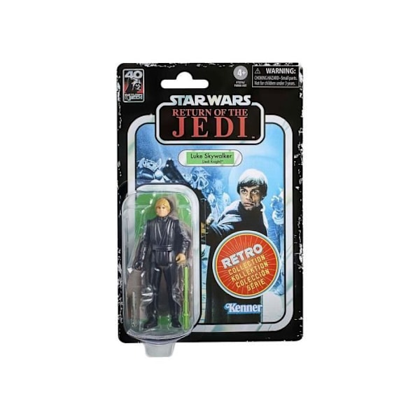 Figurin - HASBRO - Luke Skywalker (Jedi Knight) - 10 cm - Star Wars - Retro Collection
