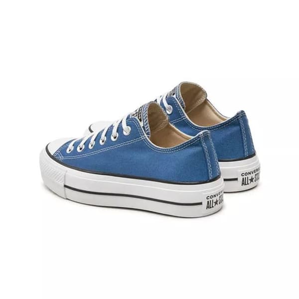 Basket Converse PLATFORME CANVAS HI Blått och vitt 40