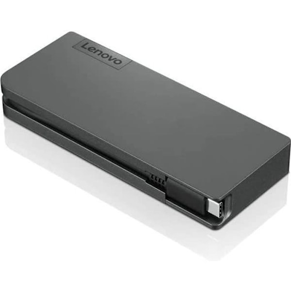 LENOVO USB Typ C dockningsstation för bärbar dator - 3 x USB-portar - 1 x USB 2.0 - Nätverk (RJ-45) - HDMI - VGA - Trådbunden