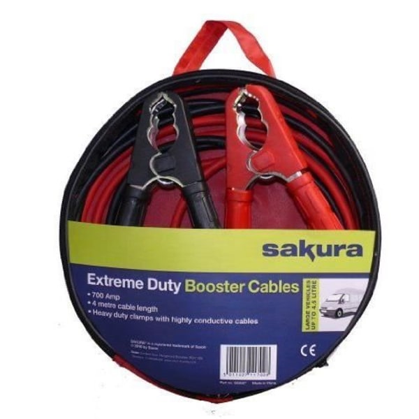 Startkablar - Sakura - SS3627 - 700A - 4 m - Bil
