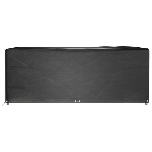 vidaXL Trädgårdsmöbelöverdrag 16 öljetter 278x204x105cm Rektangulär 319305 Svart