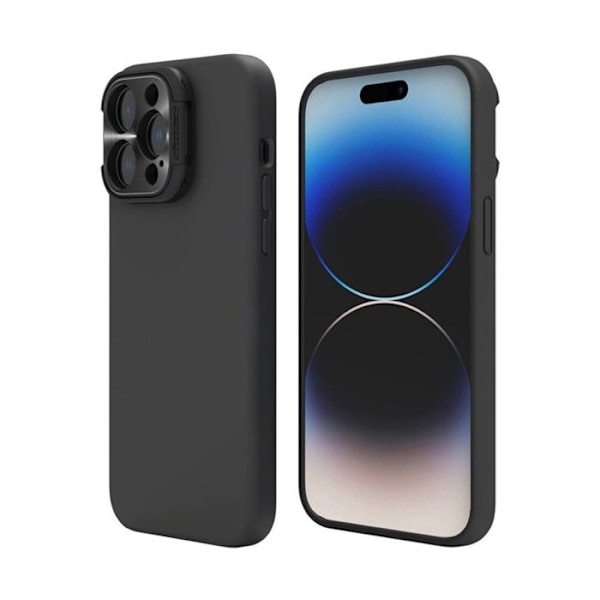Skal för iPhone 16 Pro Max - Nillkin Lens Wing Magnetisk - Svart