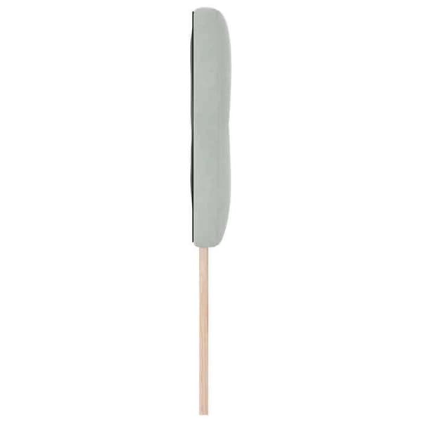 vidaXL Sänggavel Ljusgrå 144 cm Sammet 42007157