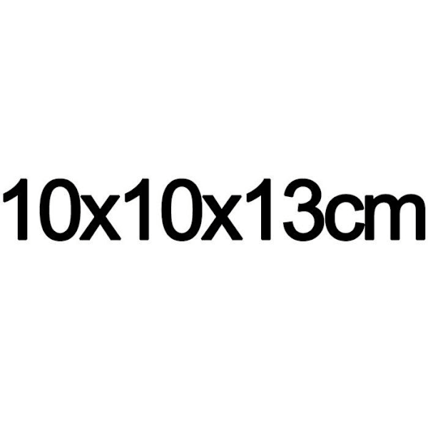 Acrylbokstöd - MAUL - 100 x 100 x 130 mm - fasade kanter - set om 2 Klar