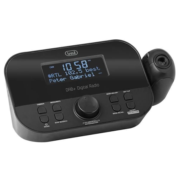 RADIOVECKARE NUMMER RC 85D8 DAB + SVART TREVI Svart