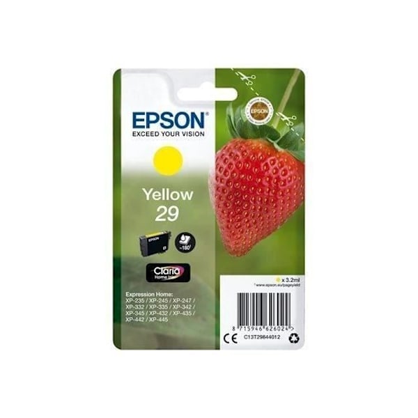 EPSON Bläckpatron T2984 Gul - Strawberry (C13T29844012)