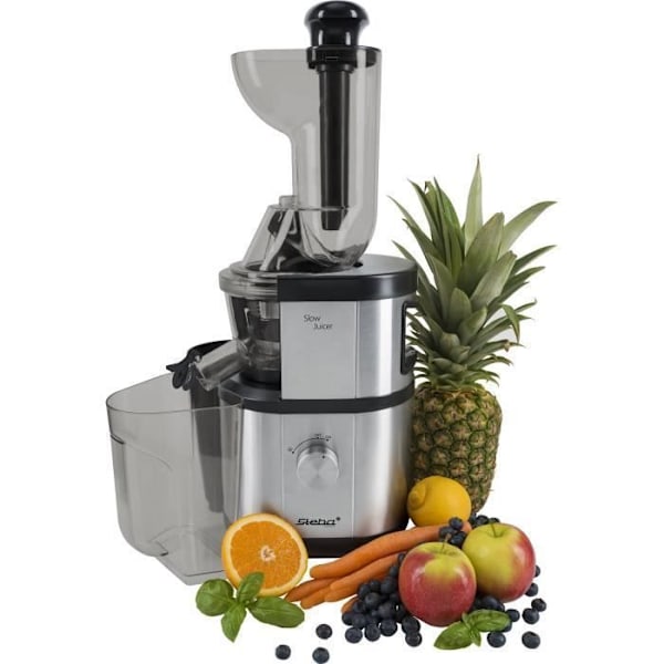 Steba E 400 Slow Juicer från redan endes pressv känd med högt juiceutbyte-400 W