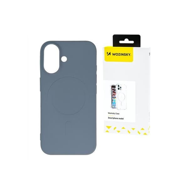 Skal - WOZINSKY - Samsung Galaxy S25+ - Grå - Kompatibel med MagSafe - Flytande silikon Grå