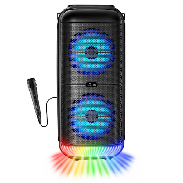 Bärbar högtalare - Media-Tech - MT3183 - Bluetooth 5.3 - 900W - KARAOKE funktion svart