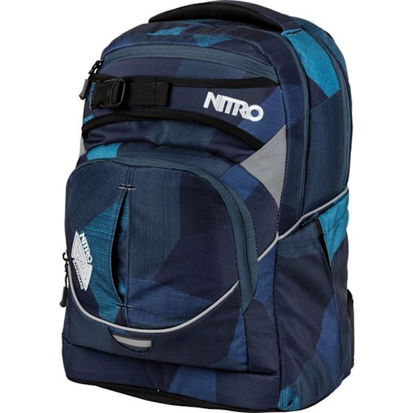 Nitro Snowboards 1161878052 - KVM SWITCH - 2018 Fritidsryggsäck, 44 cm, 30 liter, Blå (Fragments Azul) blå