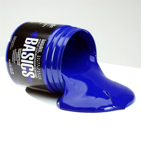 LIQUITEX Akryl bassortiment 48x22 ml Sortiment av 48 akrylfärger