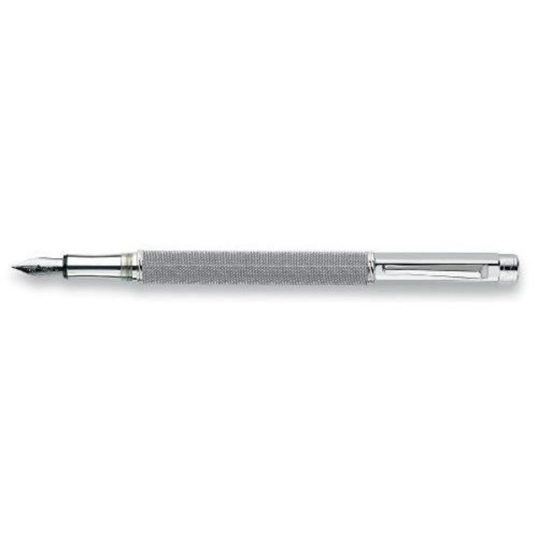 Caran D\'Ache Varius Ivanhoé Medium Nib Reservoarpenna Rhodiumbeläggning Silverpläterad