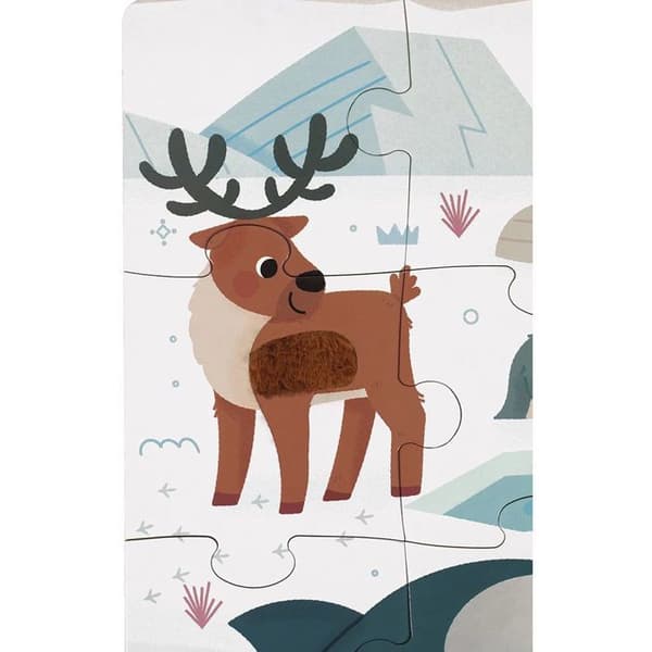 Pussel Taktile Barn 20 Bitars - Polar Djur