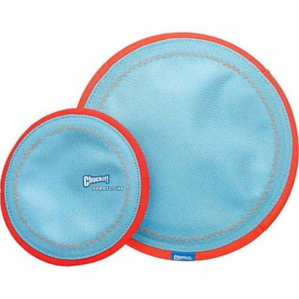 Chuck it frisbeeboll - 221301 - Chuckit Paraflight Dog Toy, 1 enhet, blå/orange, L