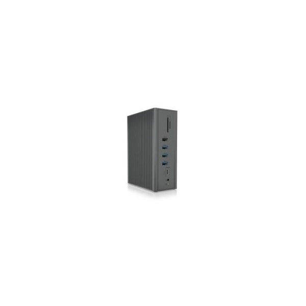 ICY BOX Dockningsstation - IB-DK2262AC - USB-C - Svart