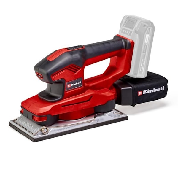 Einhell Trådlös vibrationsslip TE-OS 18/230 Li- Solo Power X-Change (18V, med 3 blad) Levereras utan batteri eller laddare Röd