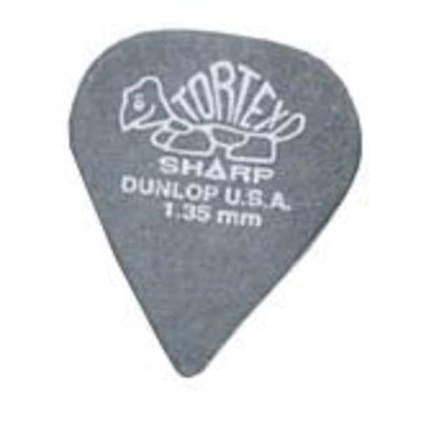 Tortex Sharp 1,35 Pick - DUNLOP - Tortex Sharp 1,35 mm Pick - Vit