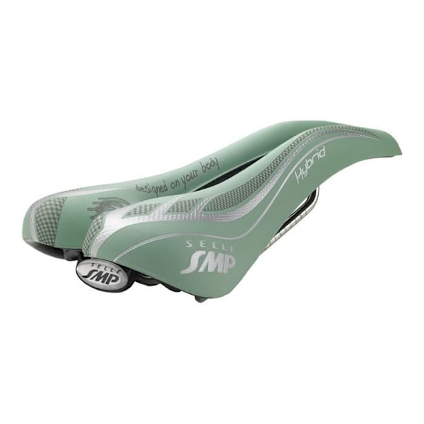 Selle SMP Hybrid Sadel Grön Bianchi