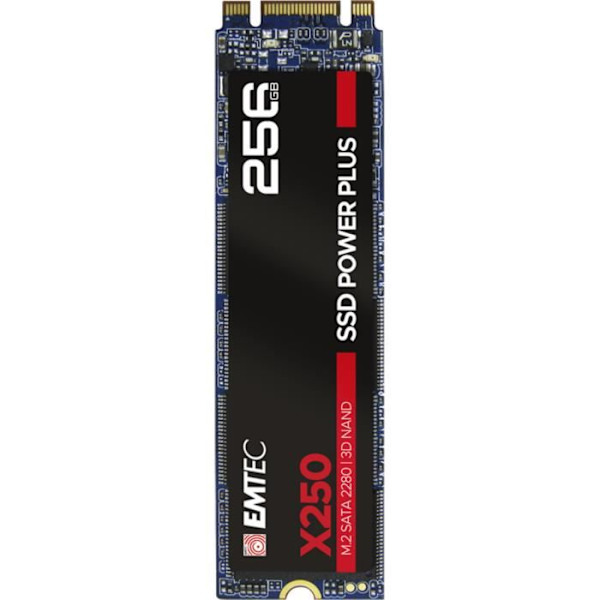 EMTEC X250 M.2 256 GB SATA III 3D NAND intern Solid State Drive