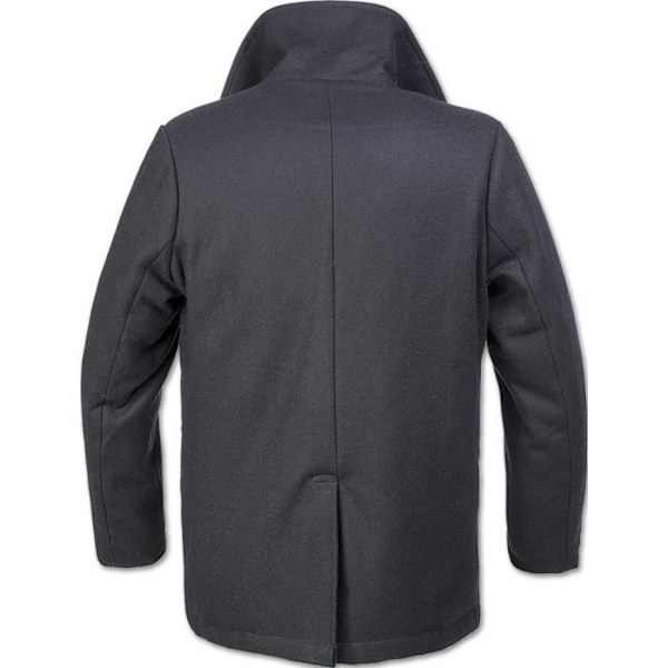 Peacoat - Brandit - Svart - US Navy-jacka - Bred revär - 2 sidofickor - M