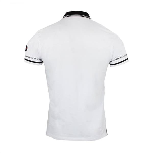 Kortärmad polo för män CRO Vit XL