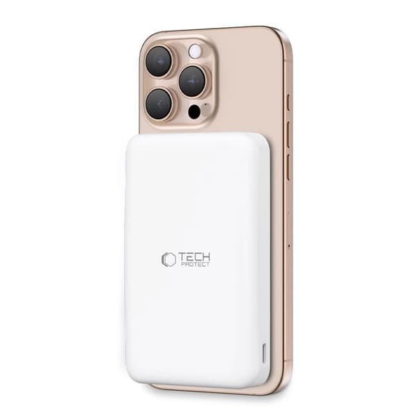 Batteri Extern Tech-Protect Pb24 Lifemag Qi2 För Iphone 13 (10 000 Mah)