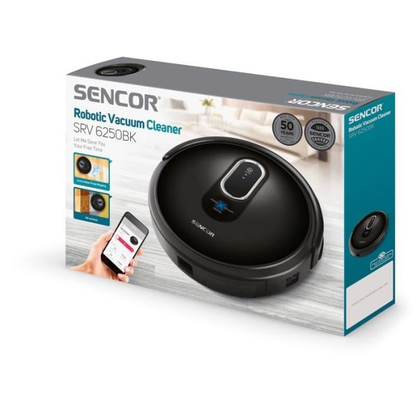 Sencor robotdammsugare - SRV 6250BK-EUE3