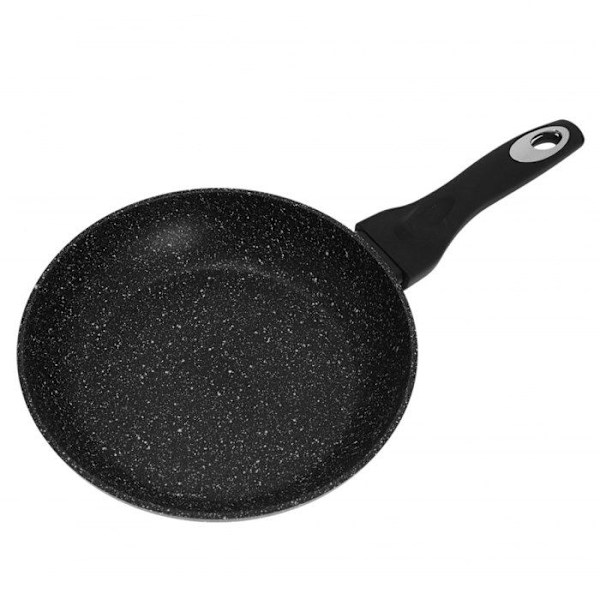 Granitpanna - Klausberg - Marmo Gold KB7038 - 22 cm - Svart - Induktionskompatibel Svart