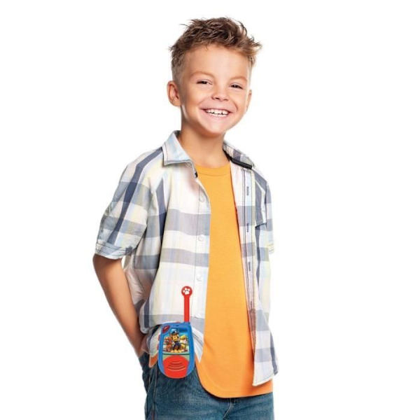 PAW PATROL Digital Walkie-Talkies - Räckvidd 2 km - Morsekodfunktion Blå