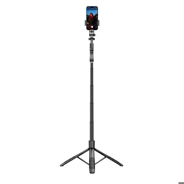 Selfiestativ - Crong - SelfieGo Ultra - Aluminium - Bluetooth-fjärrkontroll - 1575 mm