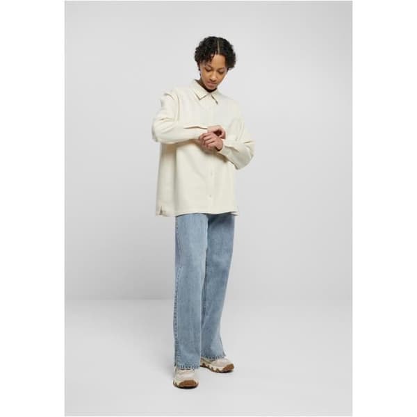 Twill skjorta oversized dam Urban Classics Äggskal S