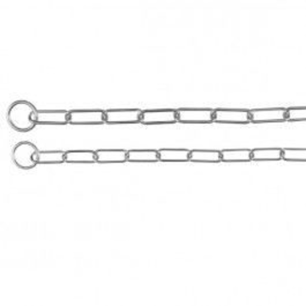 Chokekrage i metall - TRIXIE - Bredd 3 mm - Längd 50 cm