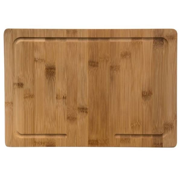Skärbräda 35x24cm bambu med kant - 5five beige