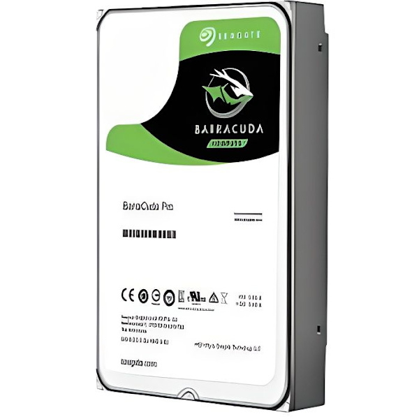 Seagate BarraCuda HDD intern hårddisk - 6 TB - SATA 6 Gb/s - 3,5" - 5400 RPM