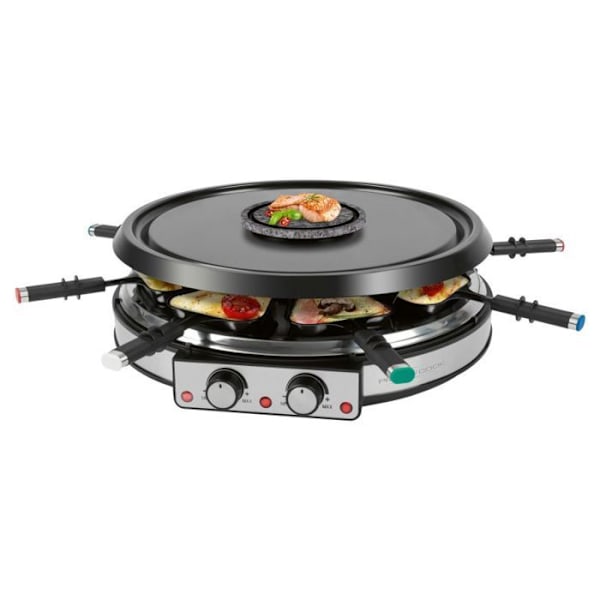 Raclette och fondue set 8 personer Proficook PC-RG/FD1245