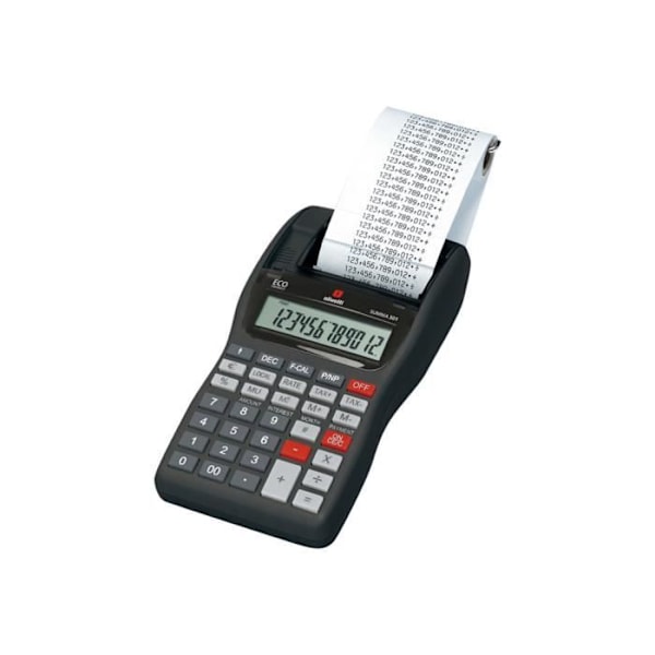 Olivetti SUMMA 301 - Miniräknare med skrivare - LCD - 12 siffror - AC-adapter