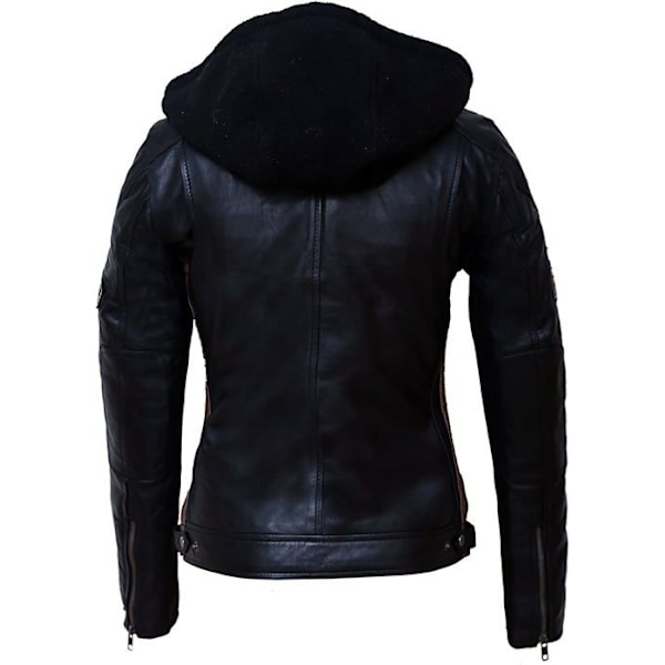 Jacka - perfecto - bomber Urban läder - UR-152 - 58 Jackor för kvinnor, Svart, Stl 36/S Svart S