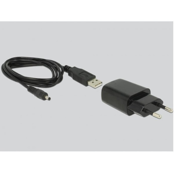 DeLOCK 62976, trådbunden, RS-232, Ethernet, 100 Mbit/s, svart