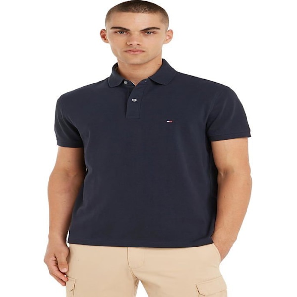 Tommy hilfiger pikétröja - MW0MW17770 - Regular Regular Fit kortärmad pikétröja herr Desert Sky XS