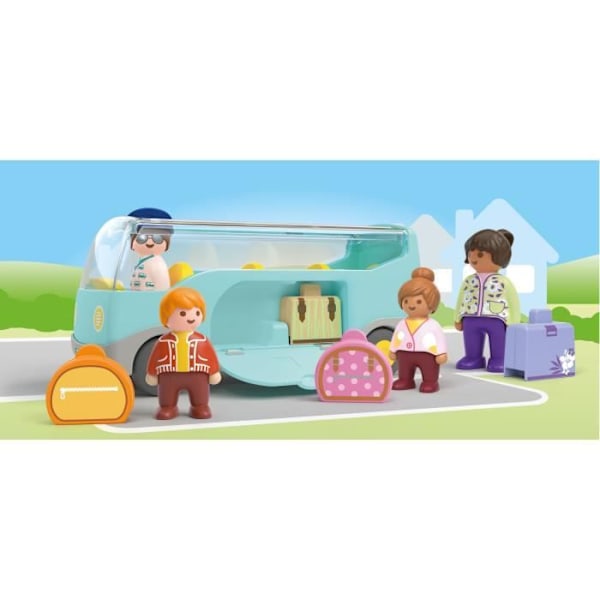 PLAYMOBIL Junior 71682 Resebuss, Från 12 månader Flerfärgad