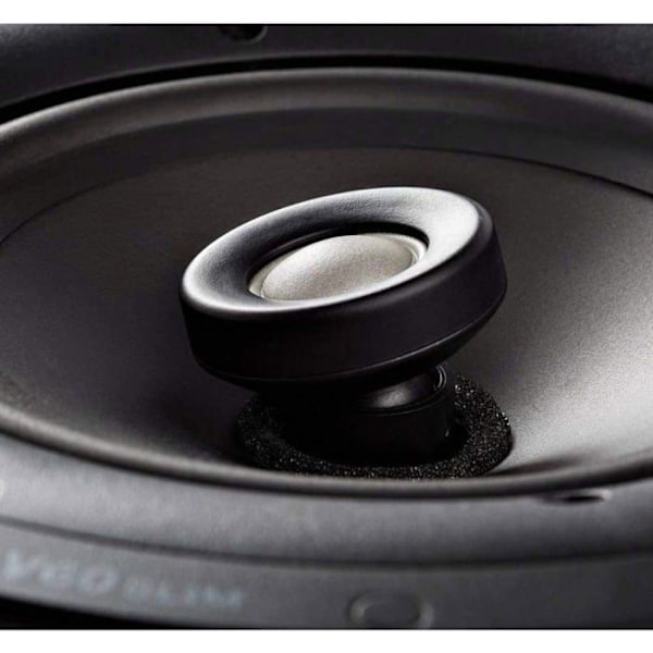 Högtalare - retur Polk-ljud - V 60 Slim - V 60 Slim Högpresterande integrerad högtalare Vit