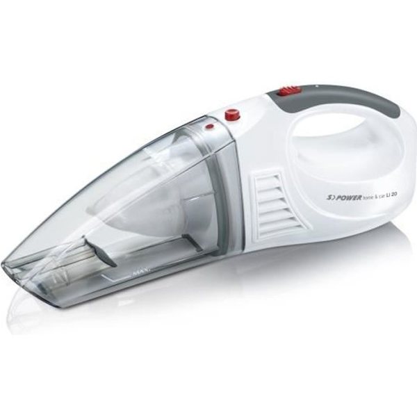 SEVERIN HV7144 påslös handdammsugare - 12V - 200 ml Vit