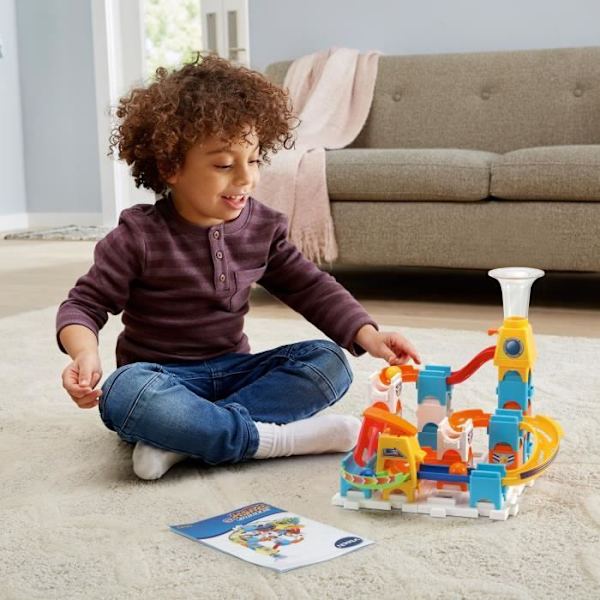 VTECH Marble Rush Discovery Set XS100 - 30 stycken och 3 MarbleMarbles ingår Flerfärgad